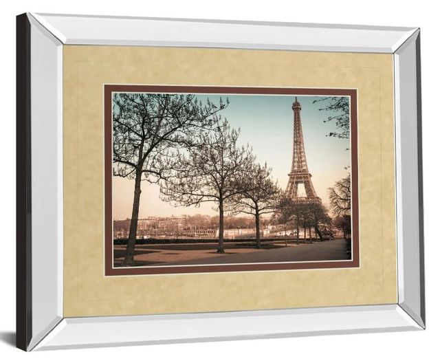 Classy Art Remembering Paris by Assaf Frank Mirror Framed Wall Art-1
