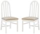 Linon Jonas 2-Piece Natural/White Dining Chair Set-0