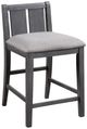 New Classic® Home Furnishings Heston 3-Piece Gray Storage Counter Dining Set-4