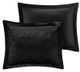 Olliix by Intelligent Design Felicia Black King/California King Velvet Comforter Set-1
