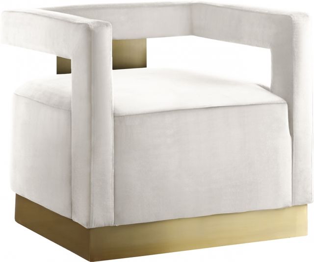 Meridian Furniture Armani Cream Chair-0
