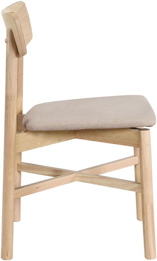 Coaster® Parkridge Tan/White Washed Dining Side Chair-2