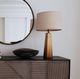 Bassett Mirror Marsham Brushed Gold Table Lamp-4