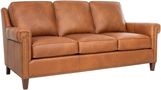 Smith Brothers Customizable 211 Leather Sofa-0