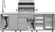 FORNO® Bulnes Series Alta Qualita White Outdoor Kitchen Kits-1