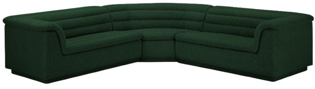 Meridian Furniture Cascade 3-Piece Green Modular Sectional-0