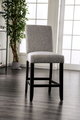 Furniture of America® Brule 2-Piece Light Gray Counter Side Chair Set-1
