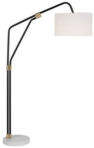 Renwil® Wroxton Matte Black Floor Lamp-3
