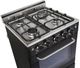 Unique® Appliances Prestige 20" Black Freestanding Gas Range-3