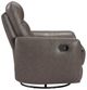 Homelegance® Cassian Dark Brown Manual Swivel Glider Recliner-3