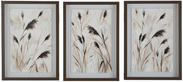Signature Design by Ashley® Honslow 3-Piece Brown/Black/White Wall Art Set-0