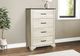 Monarch Specialties Inc. Bleached Oak/Rustic Oak Chest-2