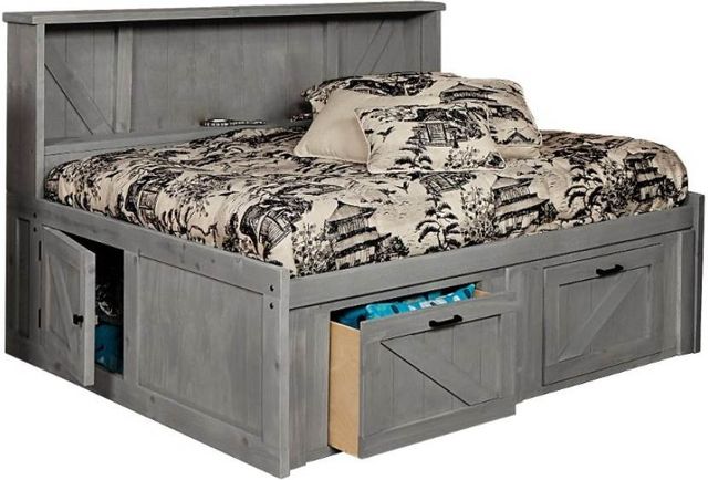 Trendwood Urban Ranch Roomsaver Urban Gray Twin Bed with Deep Drawer ...