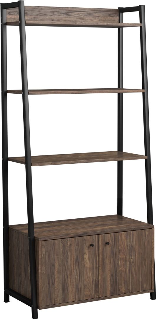Coaster® Jacksonville Aged Walnut Bookcase-0
