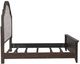 Liberty Furniture Paradise Valley Flax Tweed/Saddle Brown King Upholstered Panel Bed-3