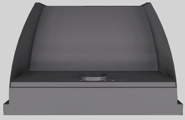 Vent-A-Hood® Designer Series 48" Gunsmoke Wall Mounted Range Hood-1