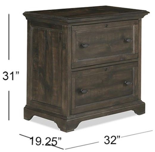 Magnussen Home® Bellamy Peppercorn Lateral File-2