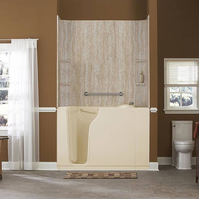 American Standard Premium Series Linen Alcove Walk-In Soaking  Bathtub-3