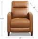 Hydeline® Ashby Cognac Brown Power Recliner with Power Headrest-1