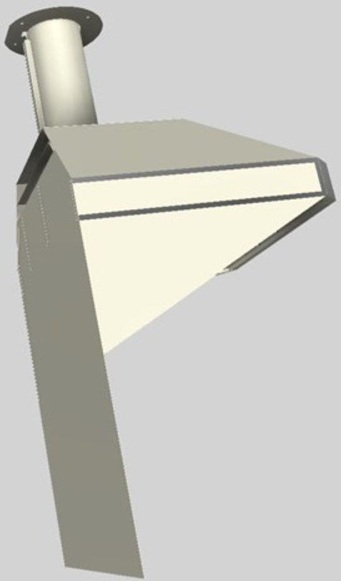 Vent-A-Hood® A Series 30" Biscuit Retro Style Wall Mounted Range Hood-2