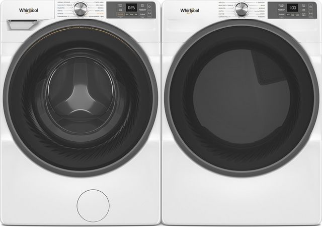 Whirlpool Front Load Pair (WFW5720RW-YWED5720RW) - White Whirlpool Front Load Pair (WFW5720RW-YWED5720RW) - White