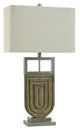 Stylecraft Oak Silver Table Lamp-0