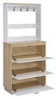 ACME Furniture Hewett Light Oak/White Hall Tree-2