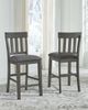 Signature Design by Ashley® Hallanden 2-Piece Two-Tone Gray Bar Stool Set-5