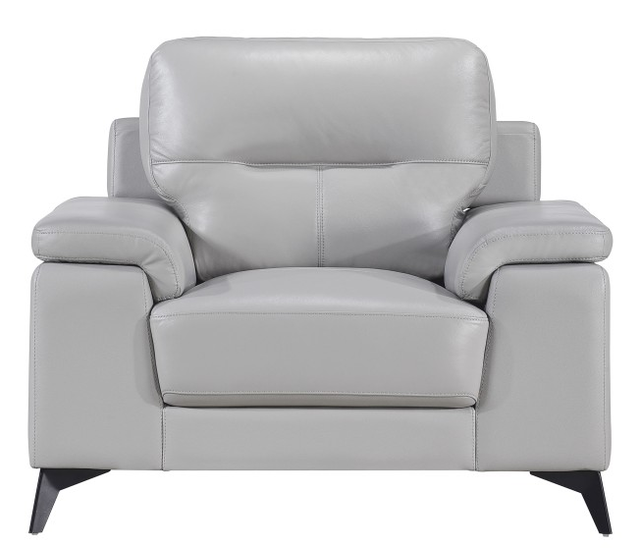 Mazin Furniture Mischa Silver Gray Loveseat-1