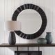 Uttermost® Caribou Dark Espresso Round Mirror-1