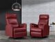 Via Furniture 51 Brown Power Swivel Rocker Recliner-1