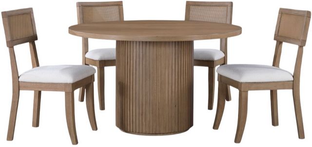 Steve Silver Co. Colvin 5-Piece Toffee/White Dining Set