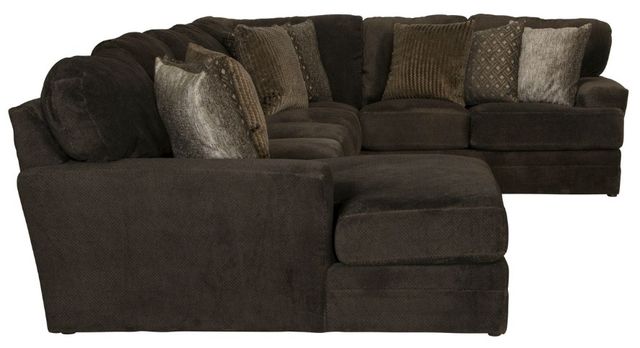 Jackson Furniture Mammoth 3-Piece Chocolate Left-Arm Facing Sectional and Chaise-3
