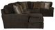 Jackson Furniture Mammoth 3-Piece Chocolate Left-Arm Facing Sectional and Chaise-2