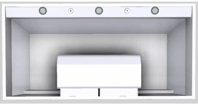 Vent-A-Hood® Designer Series 48" White Wall Mounted Range Hood-3