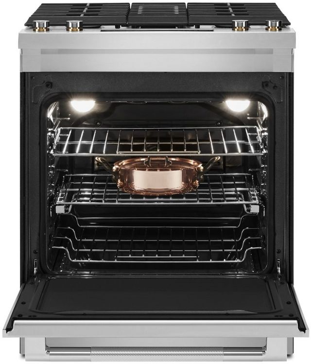 JennAir® RISE™ 30" Stainless Steel Pro Style Dual Fuel Natural Gas Range-3