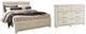 Signature Design by Ashley® Bellaby 2-Piece Whitewash King Panel Bed Set-0