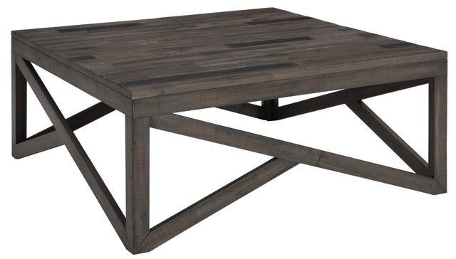 Signature Design by Ashley® Haroflyn Gray Square Coffee Table-0