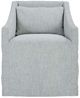 Robin Bruce Customizable Odessa Slipcovered Dining Arm Chair -1