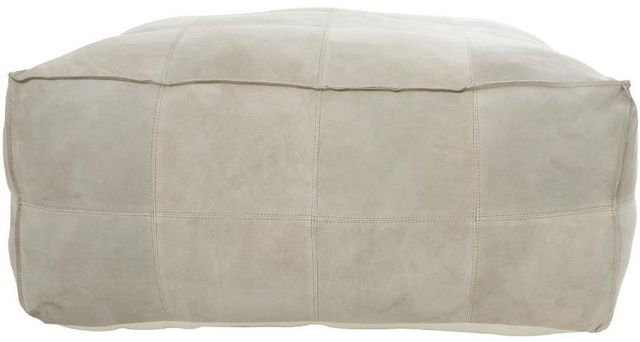 Deco Marche Gray Square Pouf-2