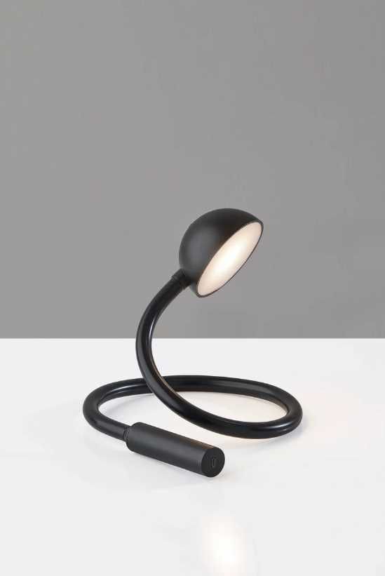 Adesso® Cobra Black LED Desk Lamp-3