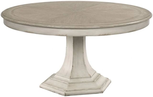 American Drew® Cambric Civette Taupe Round Dining Table with Breve Base-0