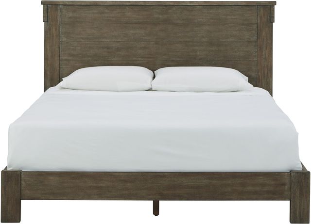Signature Design by Ashley® Shamryn Grayish Brown King Panel Bed-2