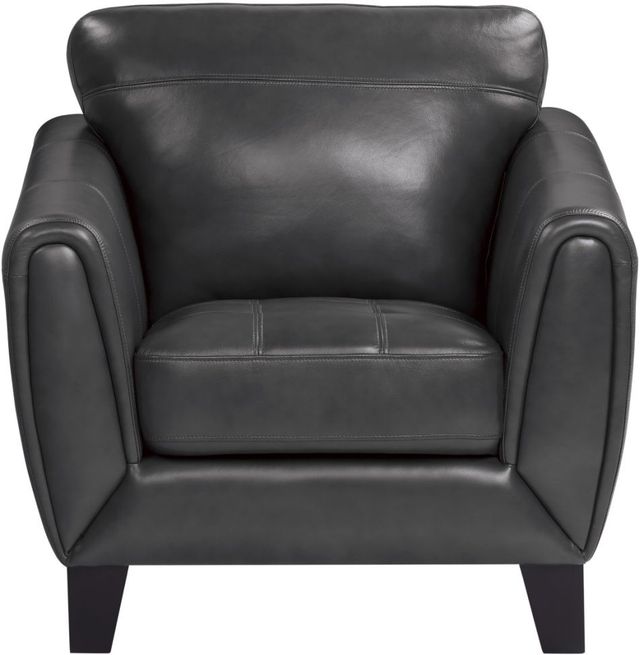 Homelegance® Spivey Dark Gray Leather Accent Chair-2