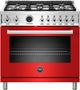 Bertazzoni Professional Series 36" Red Pro Style Duel Fuel Range-0