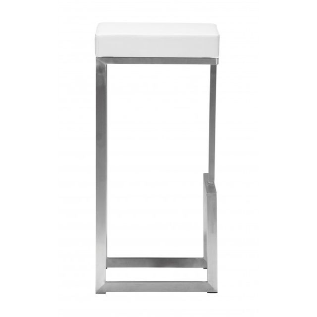 Zuo® Modern Darwen White Counter Stool-1