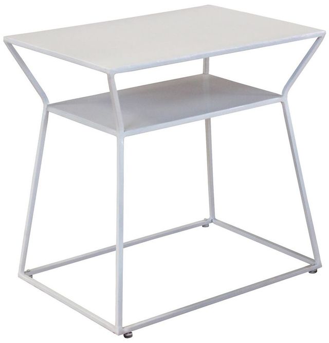 Moe's Home Collection Osaka White Side Table-1