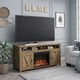Ameriwood Home Farmington Natural 60'' Electric Fireplace Media Console-3