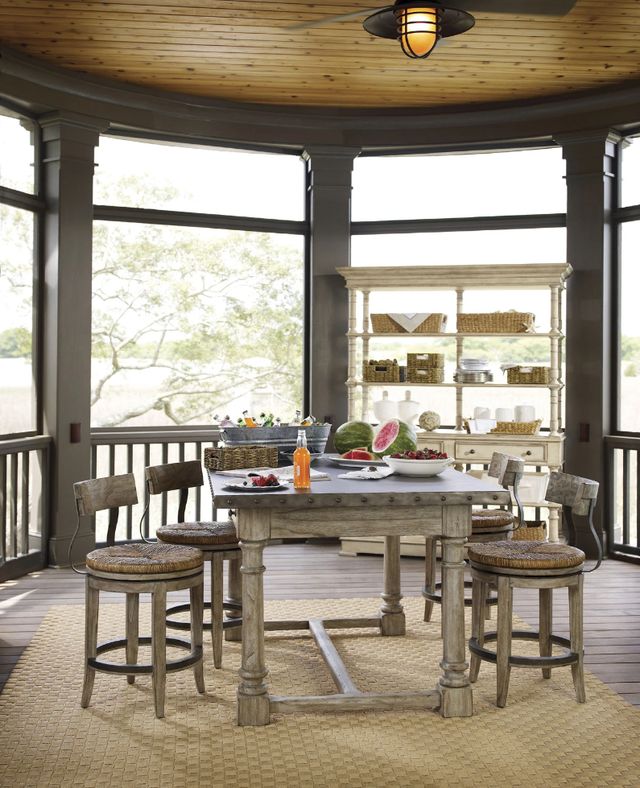 Lexington Home Twilight Bay Shelter Island Driftwood Bistro Table-1