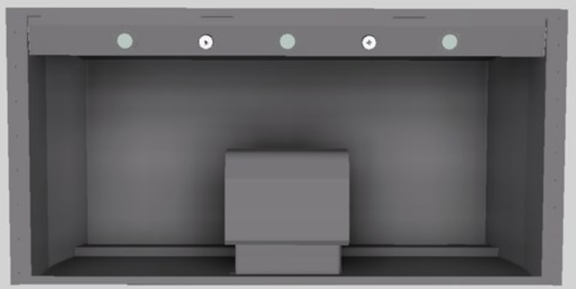 Vent-A-Hood® Designer Series 48" Gunsmoke Wall Mounted Range Hood-3